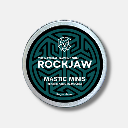 ROCKJAW® Jawline Gum Premium Chios Greek Mastic Jawline Gum | Minis de masilla