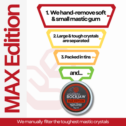 MAX Edition | Premium Hand-Picked Ultra-Tough Pure Mastic Gum